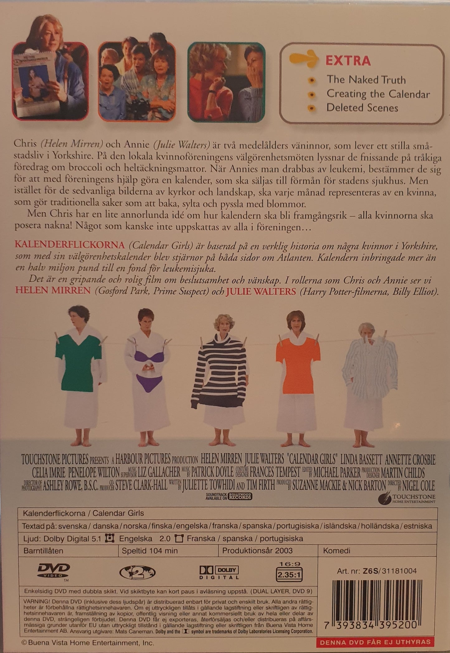 KALENDERFLICKORNA / CALENDAR GIRLS