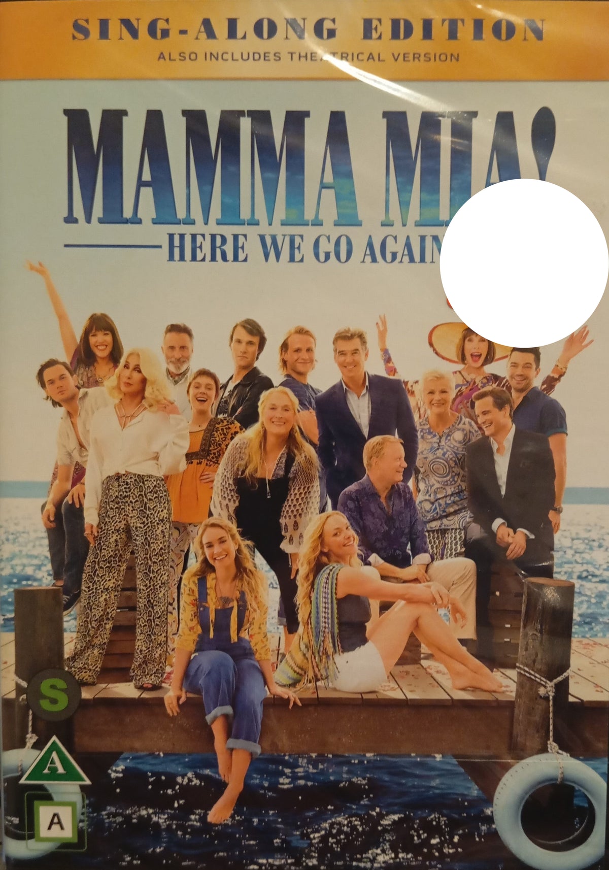 Mamma Mia! Here We Go Again – Sing-along edition (2018) DVD – omslag