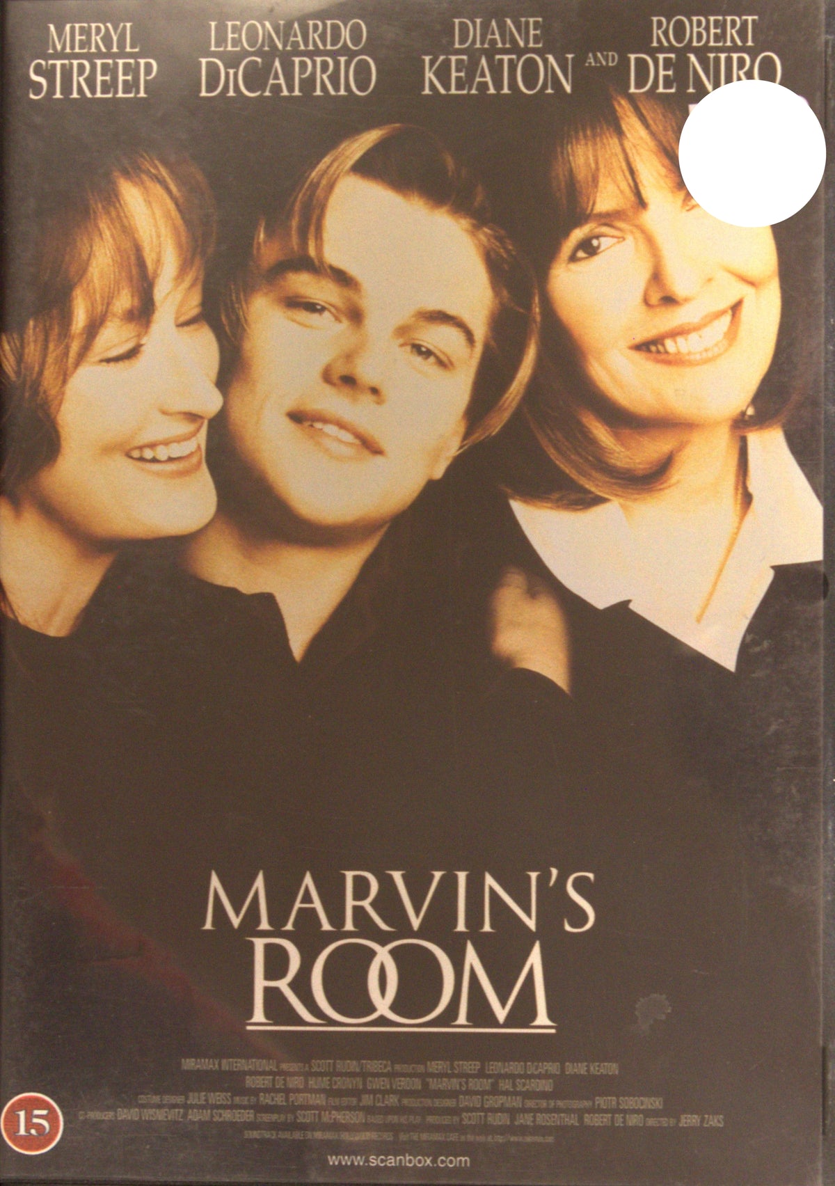 Marvin's Room / Marvins döttrar (1996) DVD – omslag
