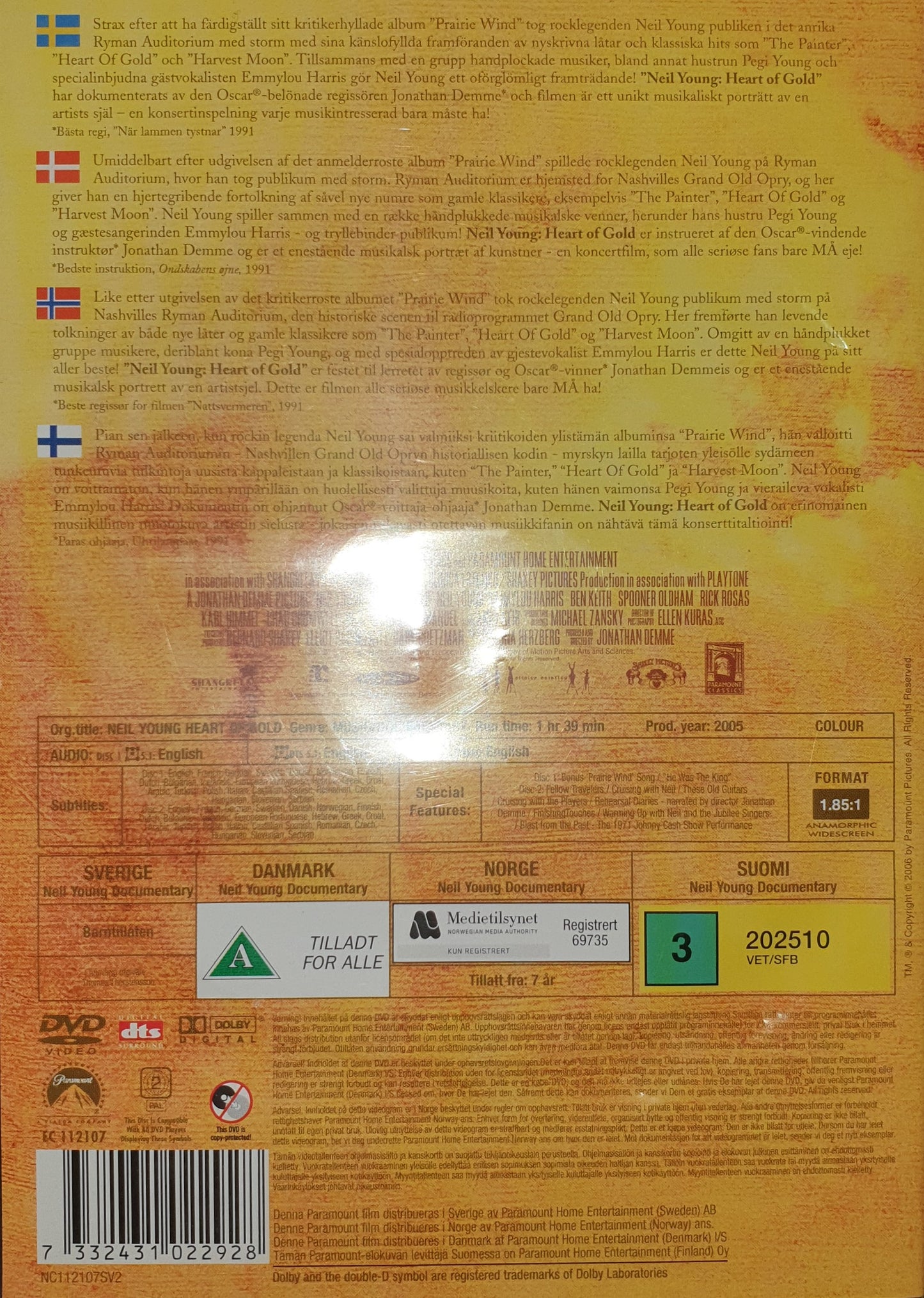 NEIL YOUNG: HEART OF GOLD