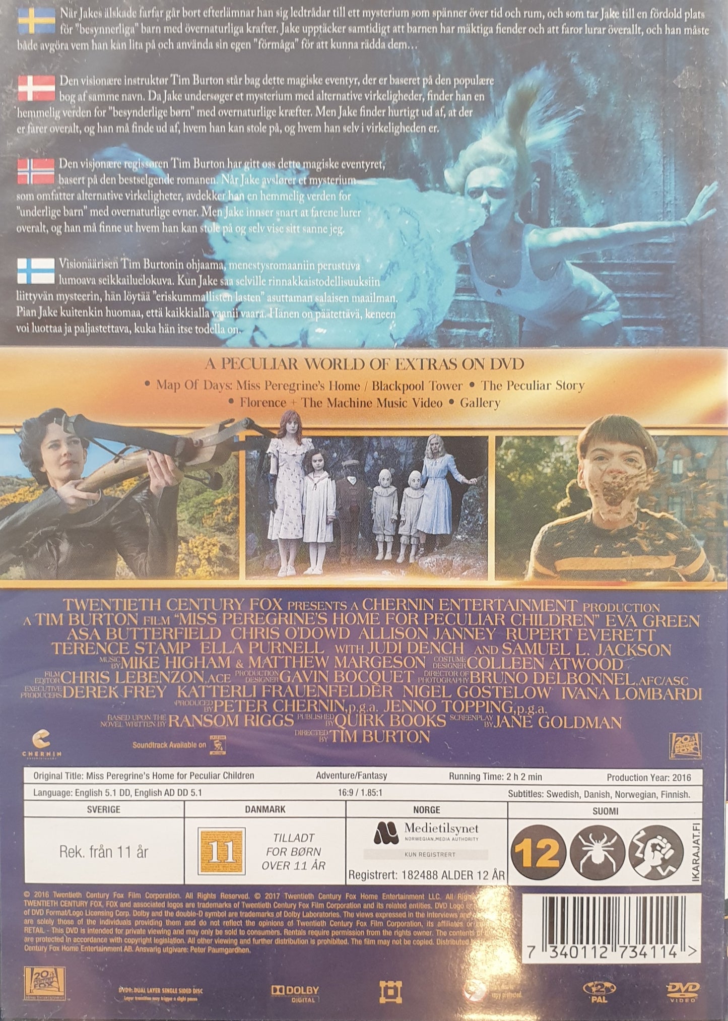 MISS PEREGRINE'S HOME FOR PECULIAR CHILDREN / MISS PEREGRINES HEM FÖR BESYNNERLIGA BARN