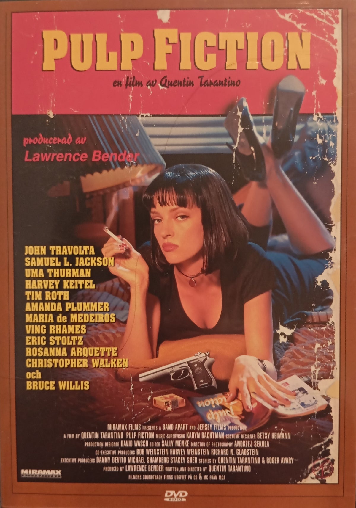 Pulp Fiction (1994) DVD – omslag