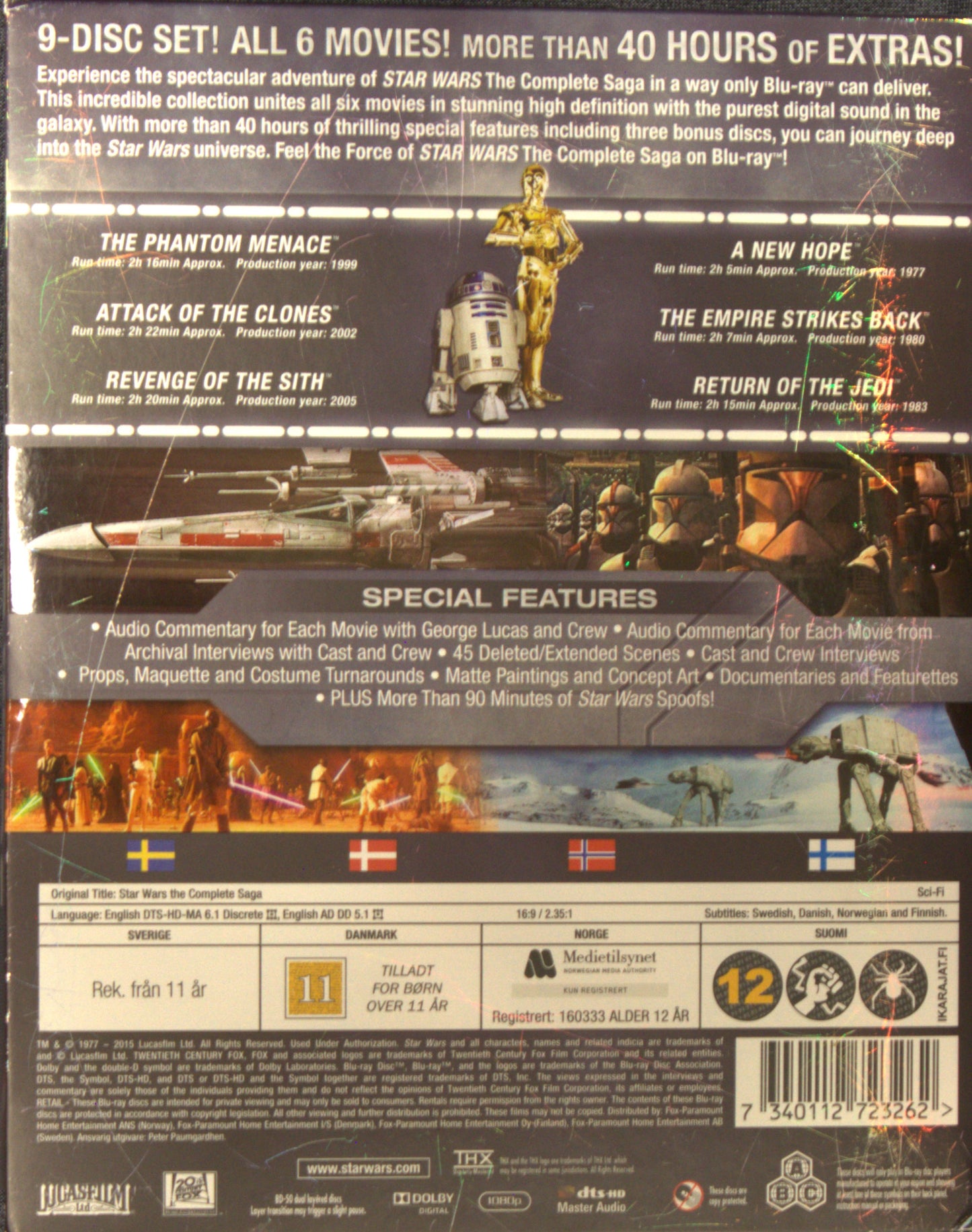 STAR WARS THE COMPLETE SAGA