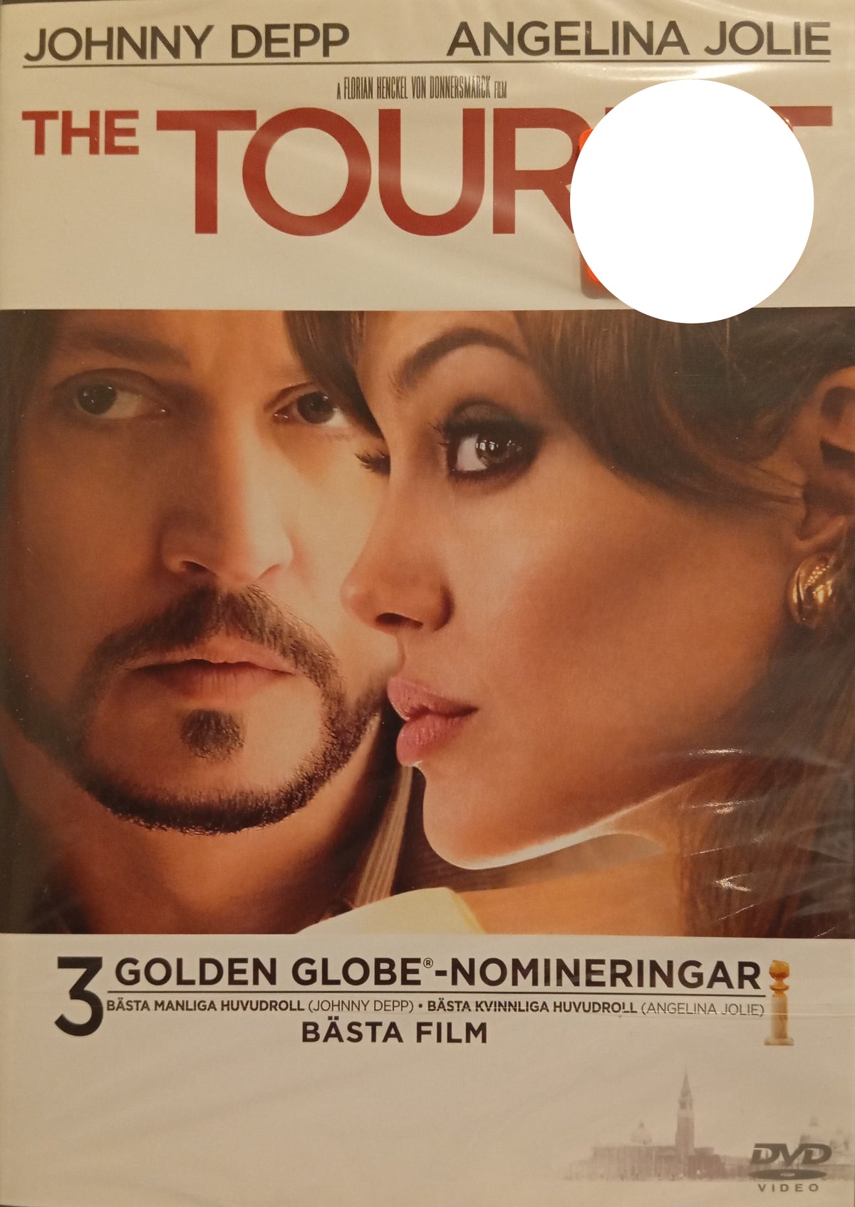 The Tourist (2010) DVD – omslag
