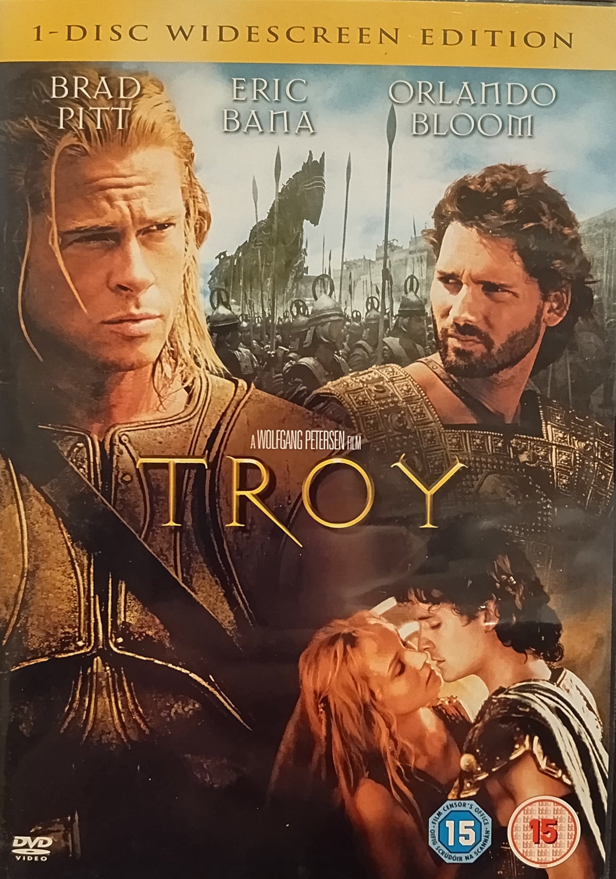 Troy / Troja (2004) DVD – omslag