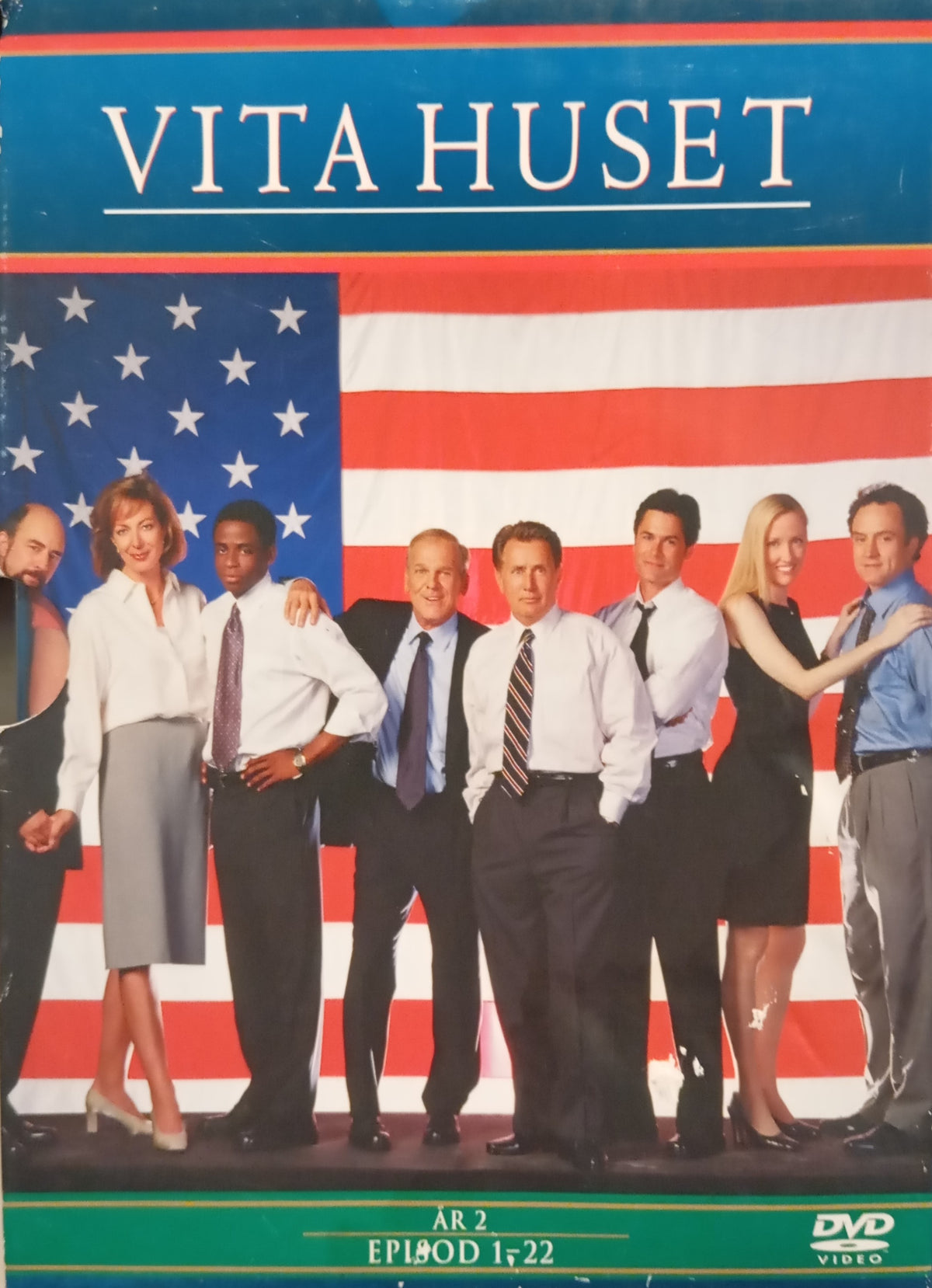 Vita huset – År 2 / The West Wing (2000) DVD – omslag
