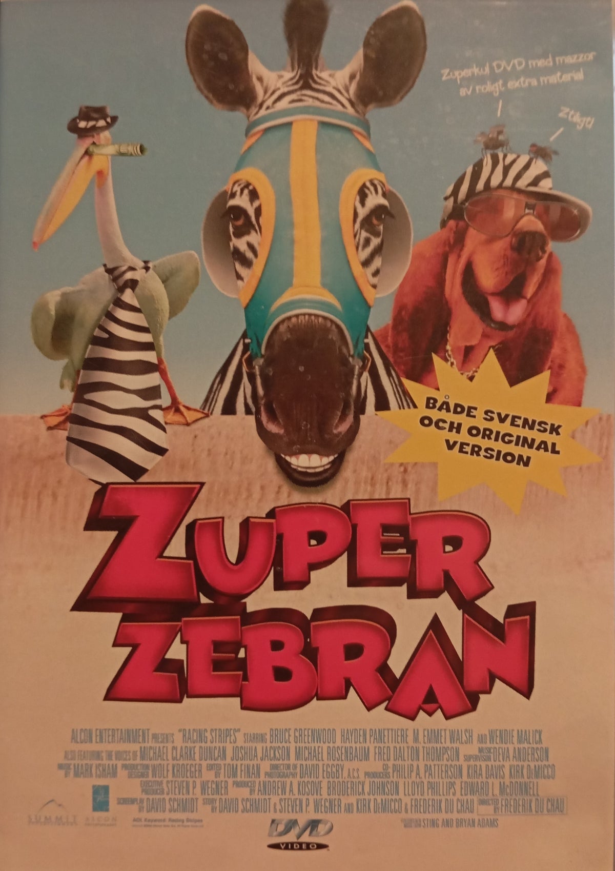 Zuperzebran (2005) DVD – omslag