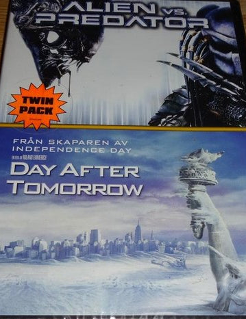 ALIEN VS PREDATOR / DAY AFTER TOMORROW - 2 FILMER