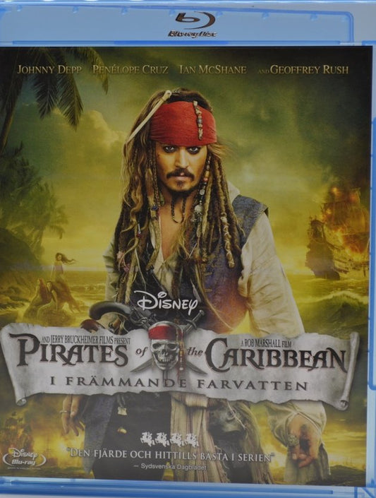 PIRATES OF THE CARIBBEAN - I FRÄMMANDE FARVATTEN - DEPP, CRUZ