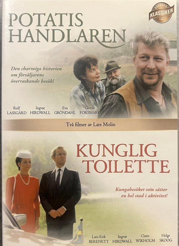 POTATISHANDLAREN / KUNGLIG TOILETTE - 2 FILMER AV LARS MOLIN