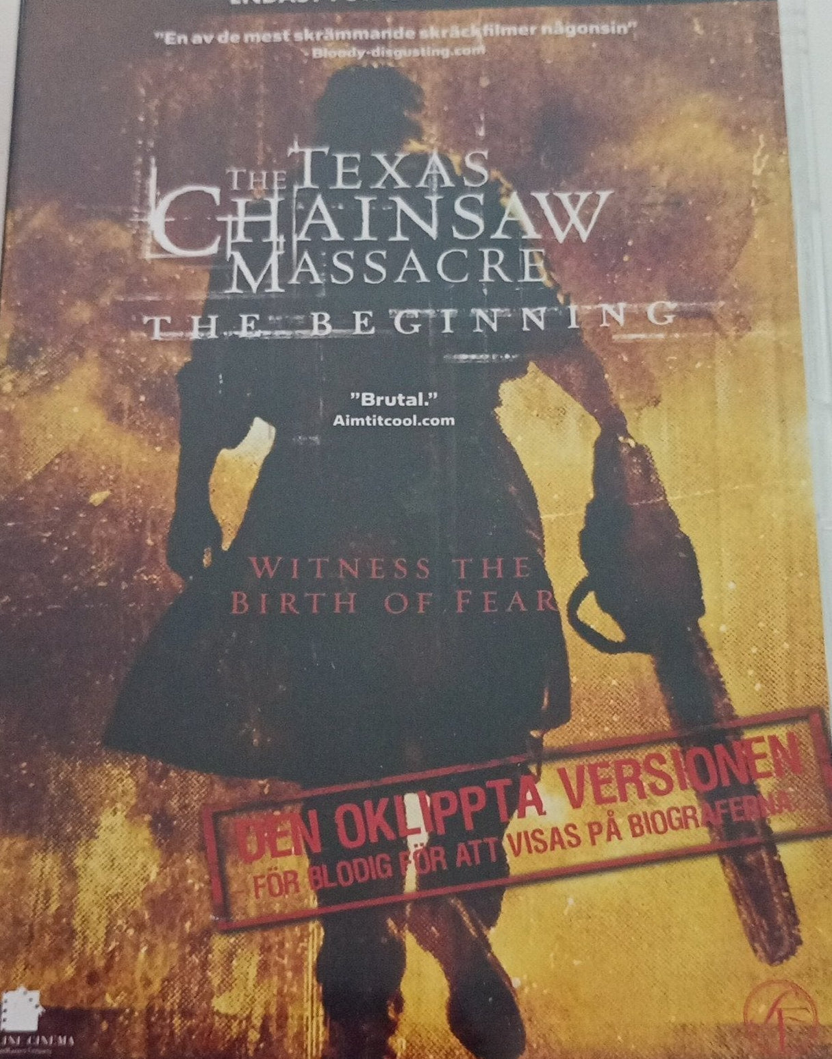 THE TEXAS CHAINSAW MASSACRE THE BEGINNING - OKLIPPTA VERSIONEN