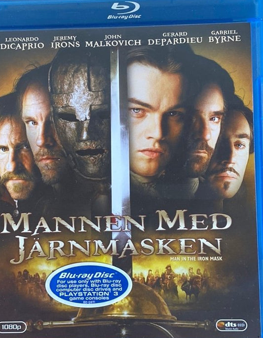 MANNEN MED JÄRNMASKEN - MAN IN THE IRONMASK- DICAPRIO, IRONS, MALKOVICH