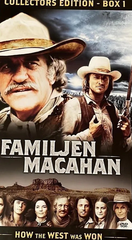 FAMILJEN MACAHAN: HOW THE WEST WAS WON - BOX 1 (4-DISC) COLLECTOR'S EDITION - DVD