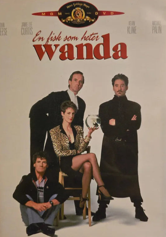 En fisk som heter Wanda / A Fish Called Wanda (1988) DVD – omslag