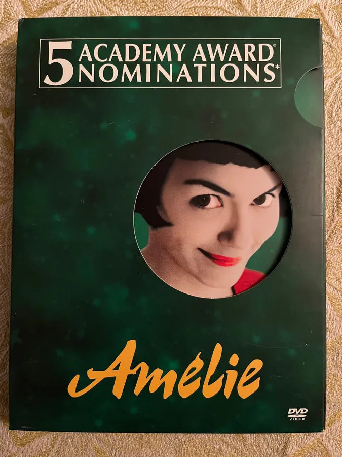 Amélie från Montmartre / Le fabuleux destin d'Amélie Poulain – ej svensk text (2001) DVD – omslag