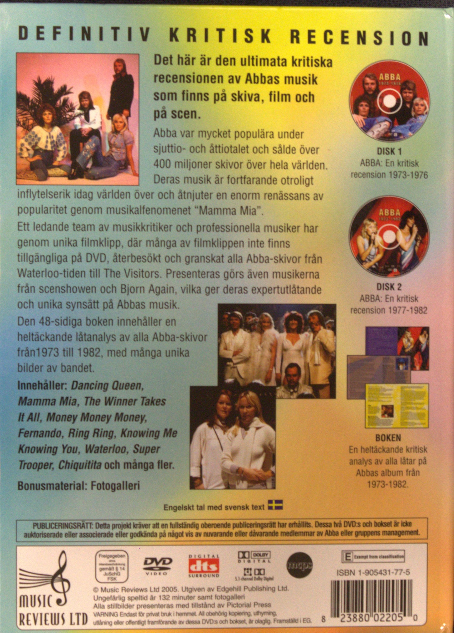 MUSIKRECENSION ABBA 1973-1982