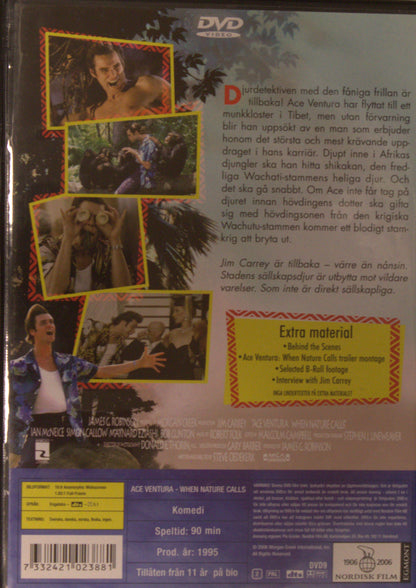 ACE VENTURA: DEN GALOPPERANDE DETEKTIVEN RIDER IGEN / WHEN NATURE CALLS