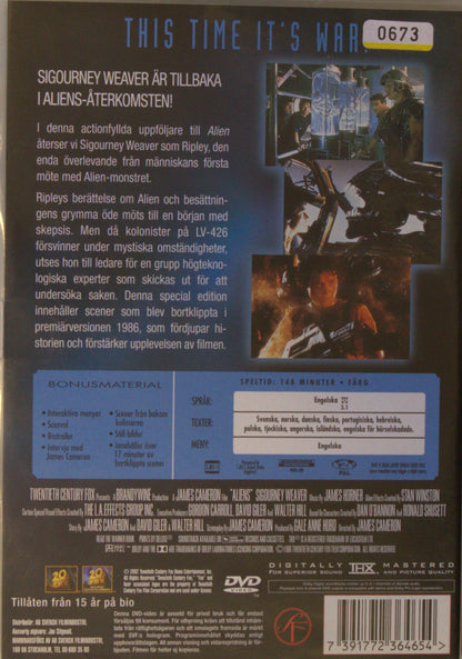 ALIENS ÅTERKOMSTEN / ALIENS - SPECIAL EDITION
