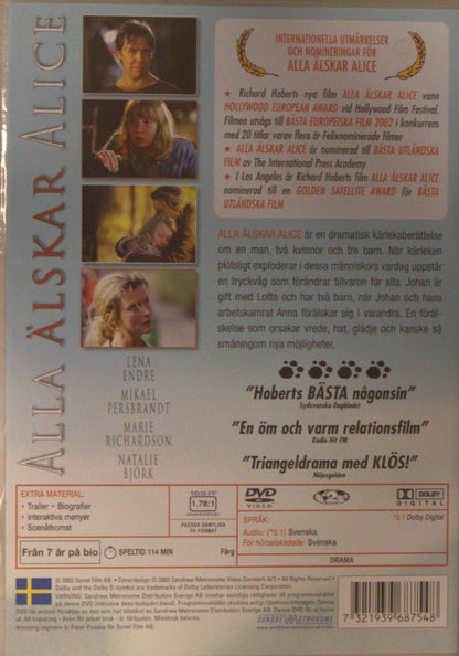 ALLA ÄLSKAR ALICE / EVERYONE LOVES ALICE