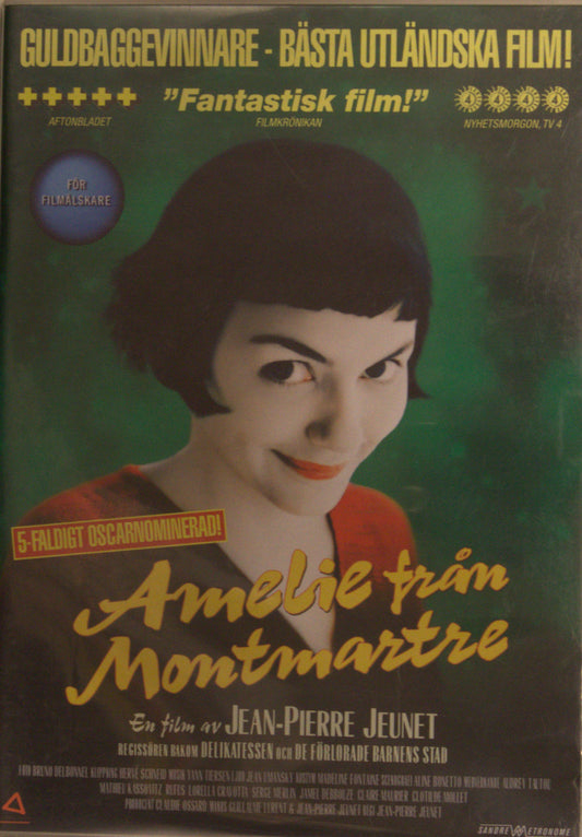 AMELIE FRÅN MONTMARTRE / LE FABULEUX DESTIN D'AMÉLIE POULAIN - DVD
