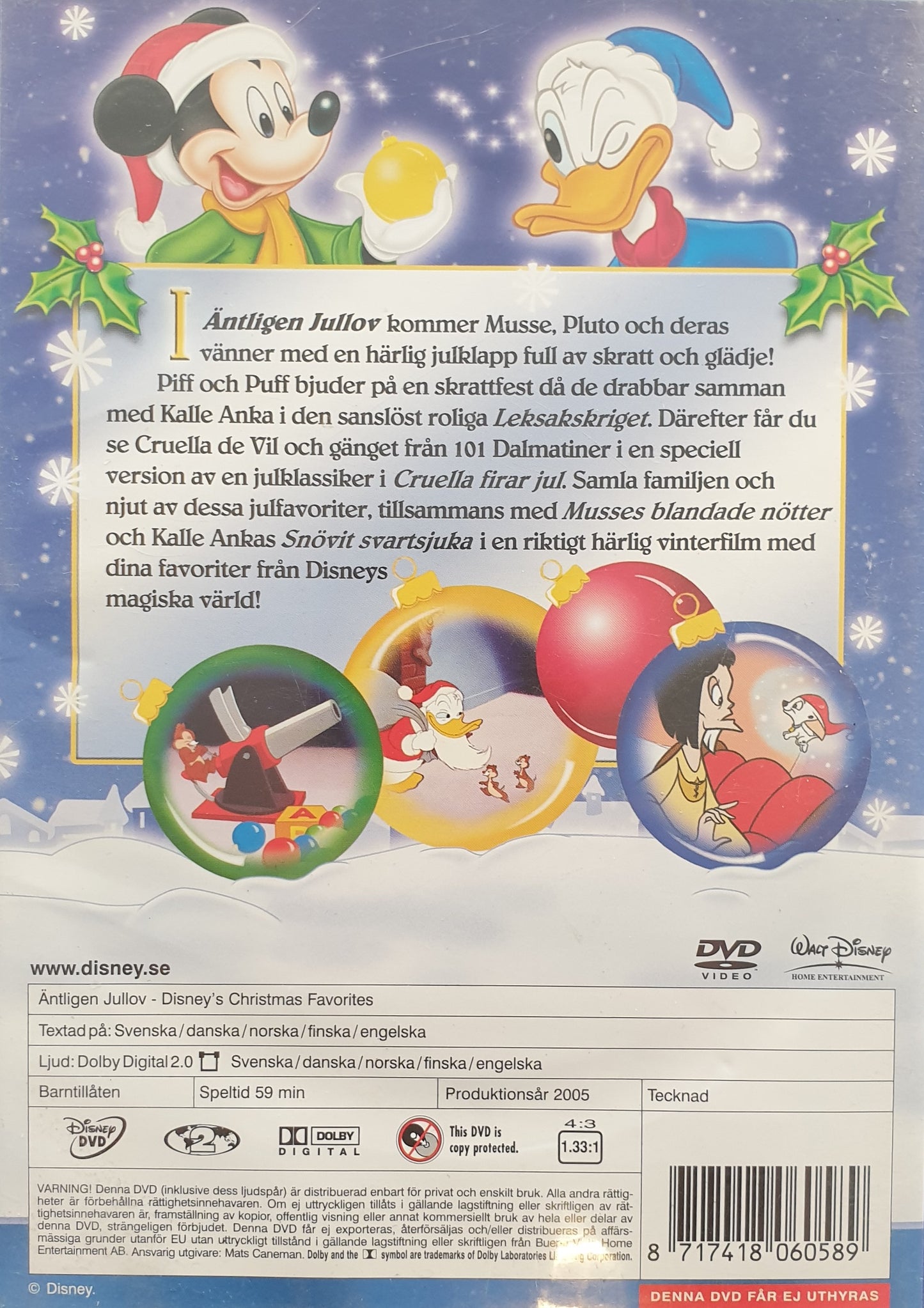 ÄNTLIGEN JULLOV / DISNEY'S CHRISTMAS FAVOURITES