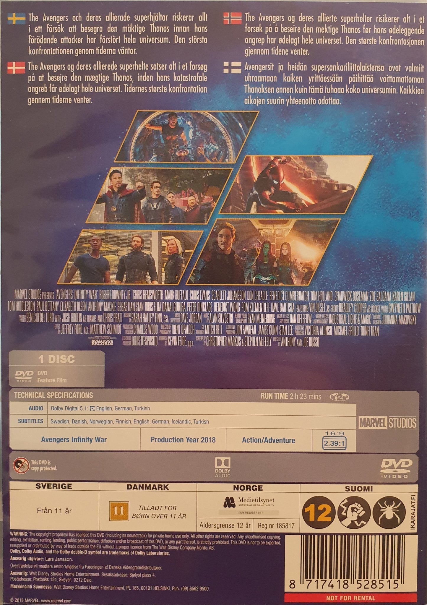 AVENGERS  - INFINITY WAR