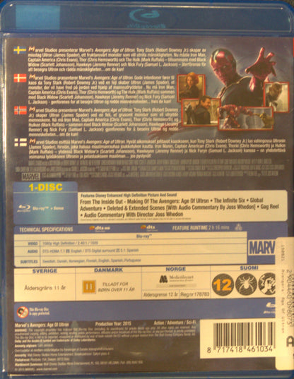 AVENGERS AGE OF ULTRON