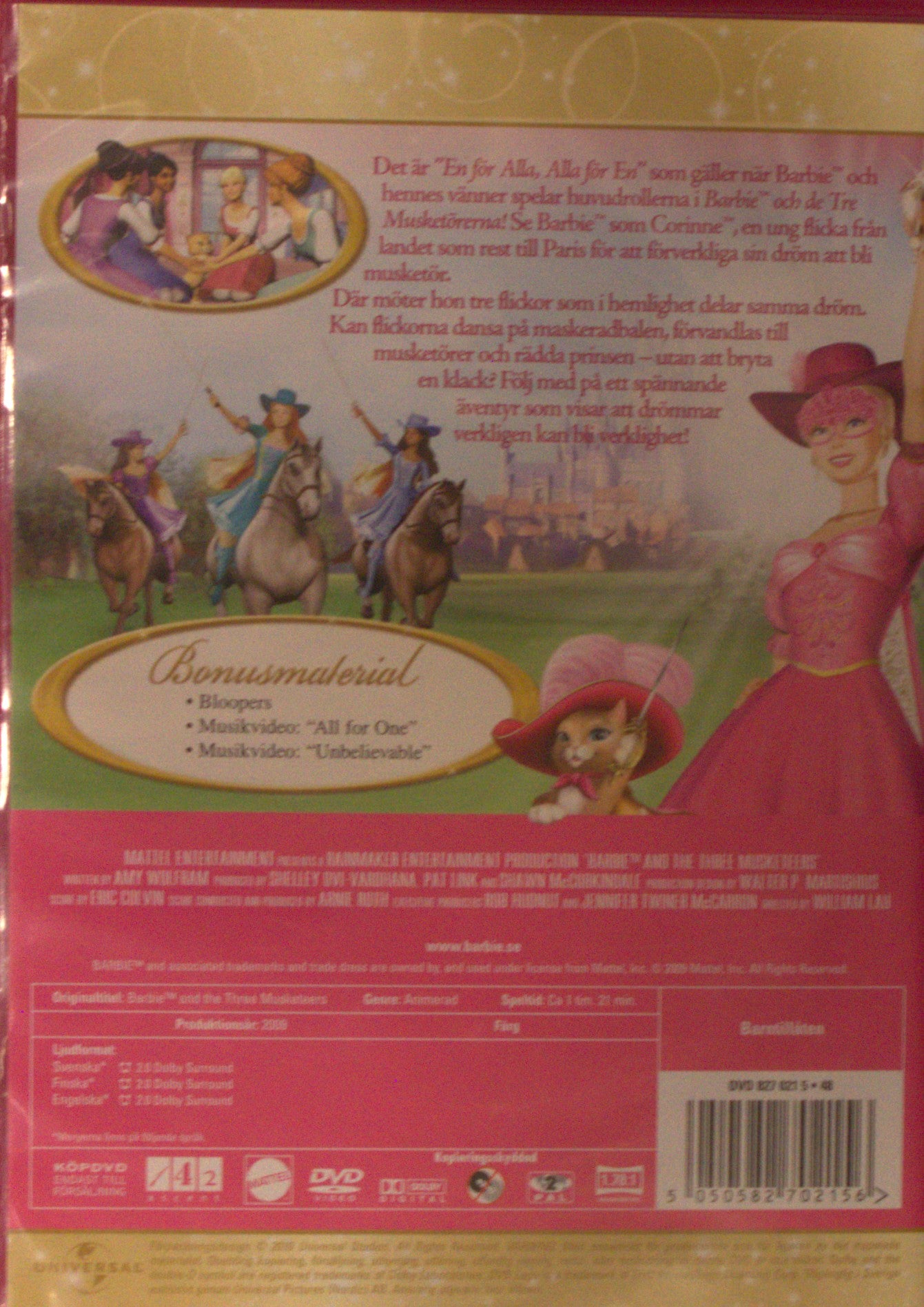 BARBIE OCH DE TRE MUSKETÖRERNA / BARBIE AND THE THREE MUSKETEERS