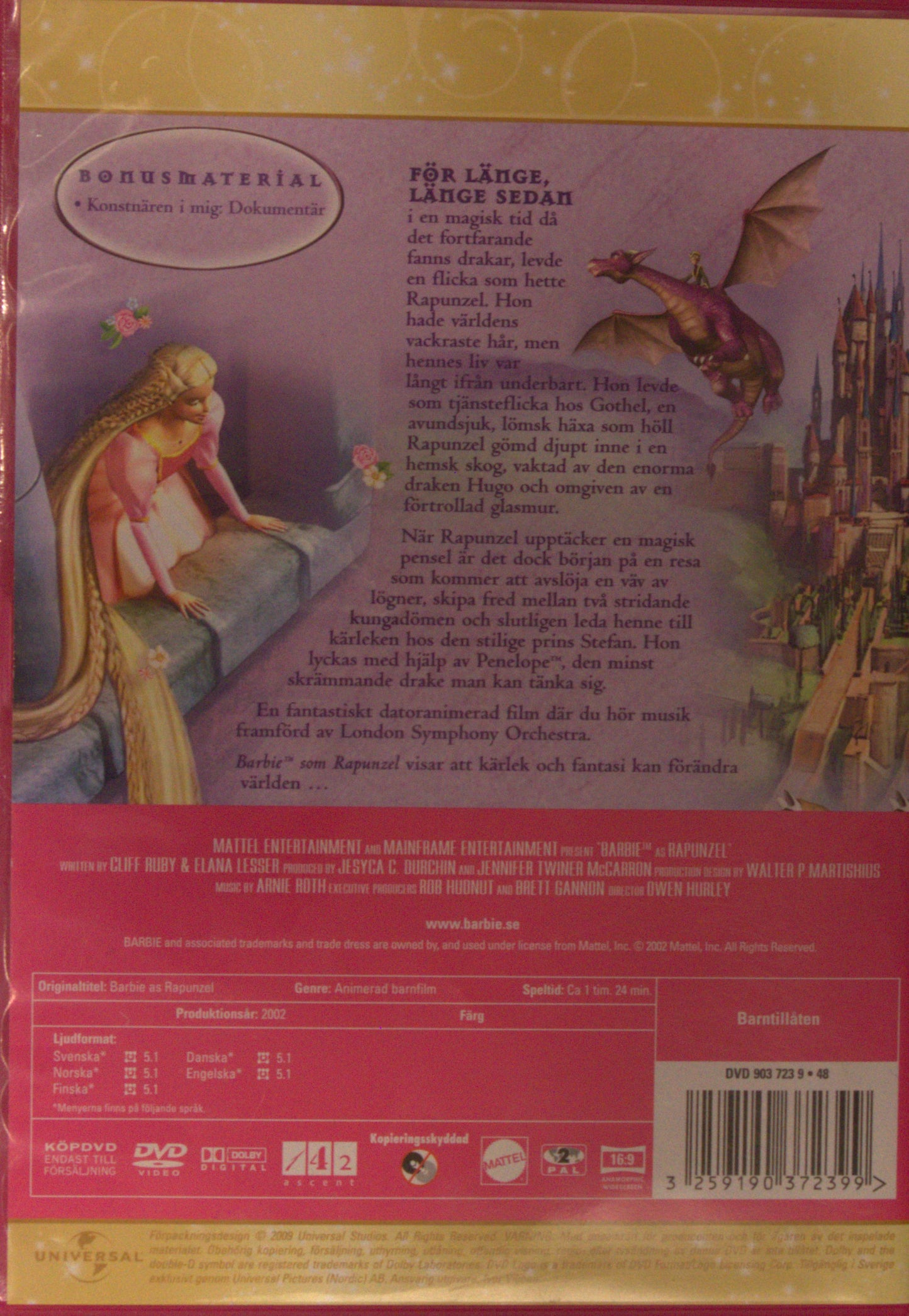 BARBIE SOM RAPUNZEL / BARBIE AS RAPUNZEL