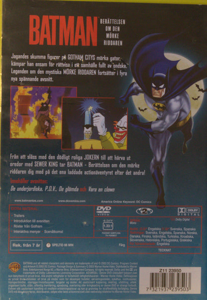 BATMAN - BERÄTTELSEN OM DEN MÖRKE RIDDAREN - 4 AVSNITT
