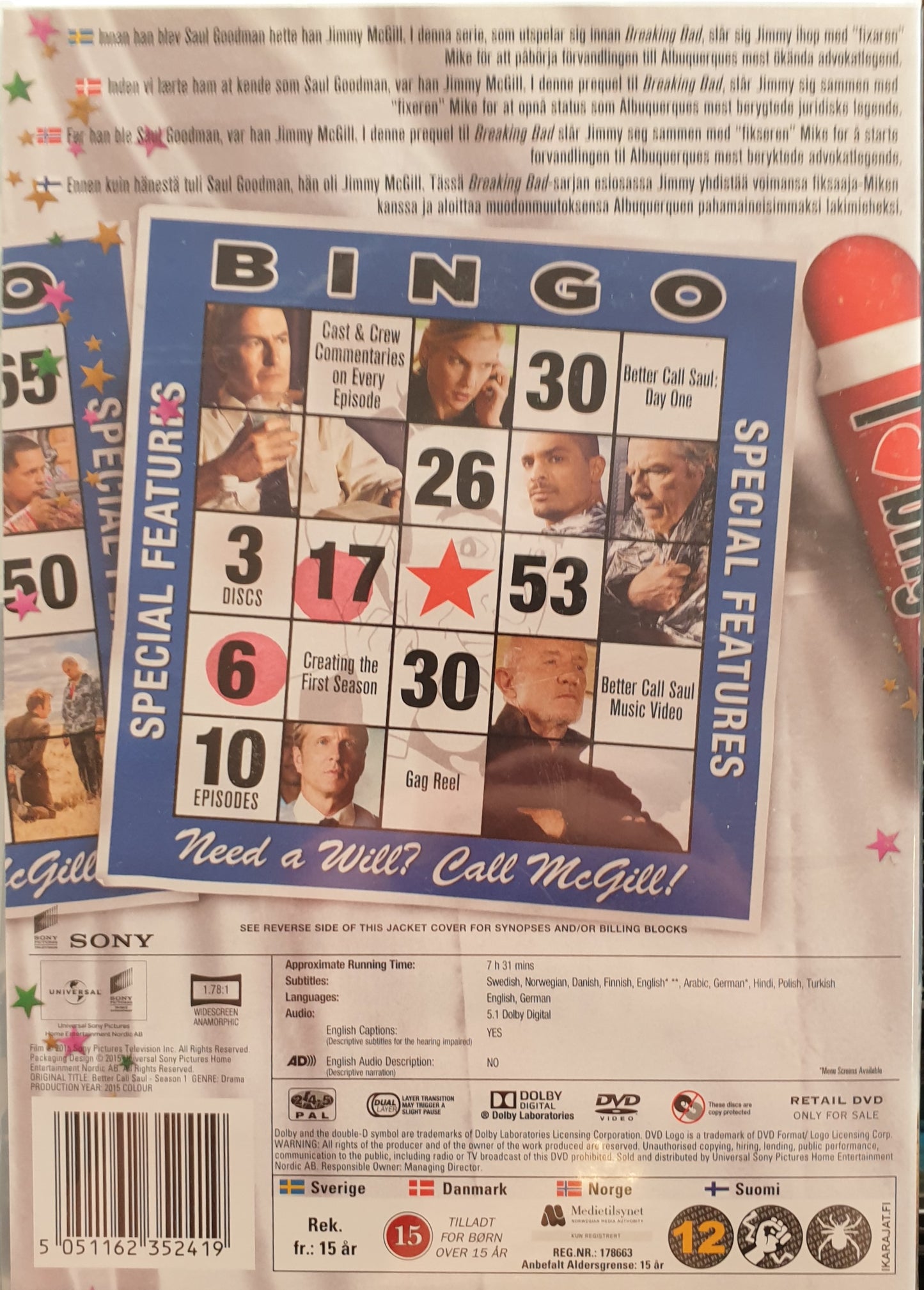 BETTER CALL SAUL - SEASON ONE