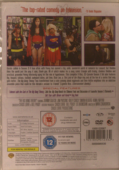THE BIG BANG THEORY - THE COMPLETE THIRD SEASON