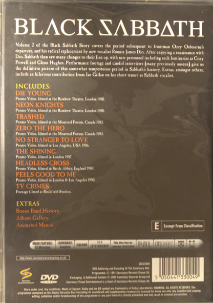 BLACK SABBATH - THE BLACK SABBATH STORY VOLUME TWO
