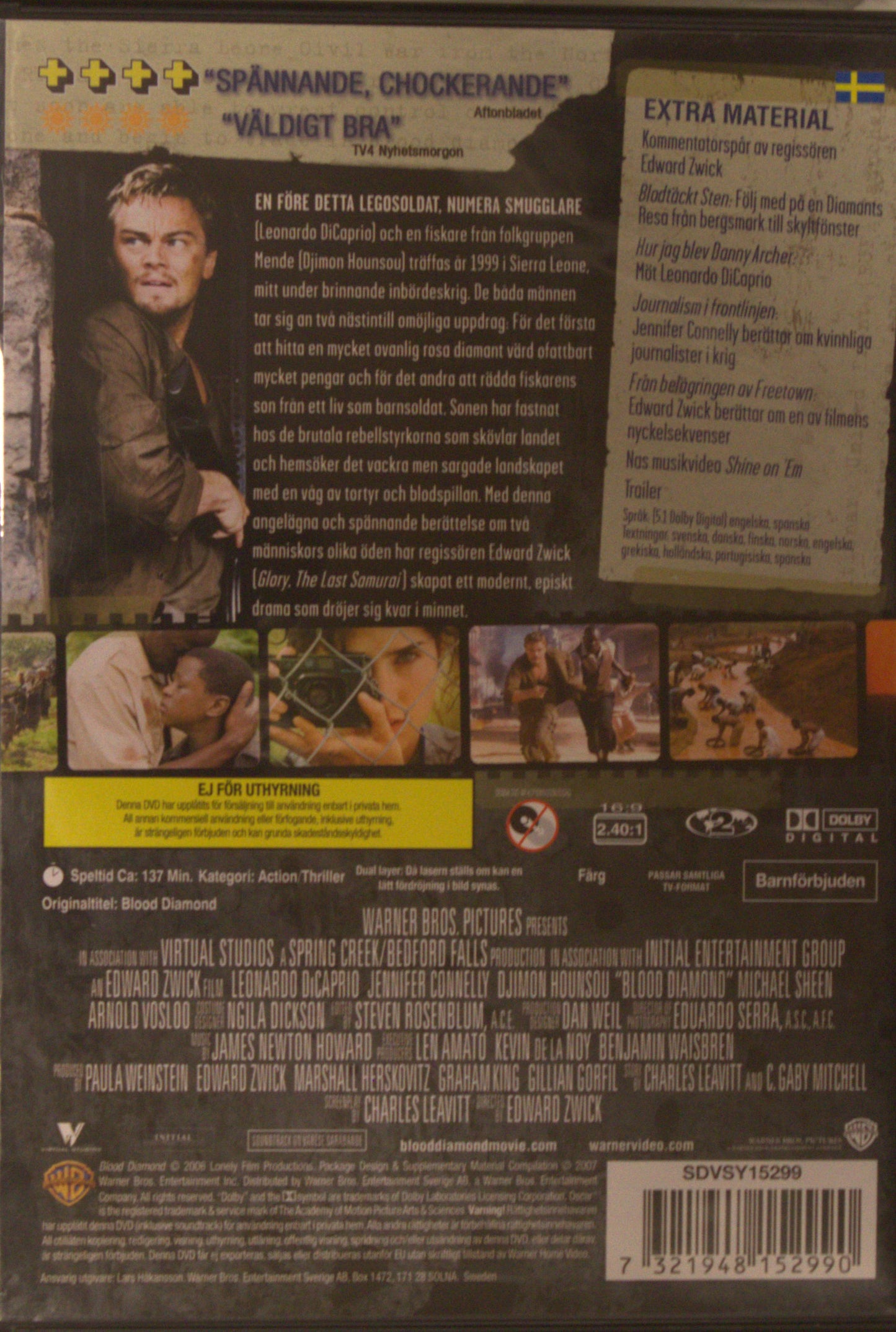 BLOOD DIAMOND - TVÅ DISCAR - SPECIALUTGÅVA