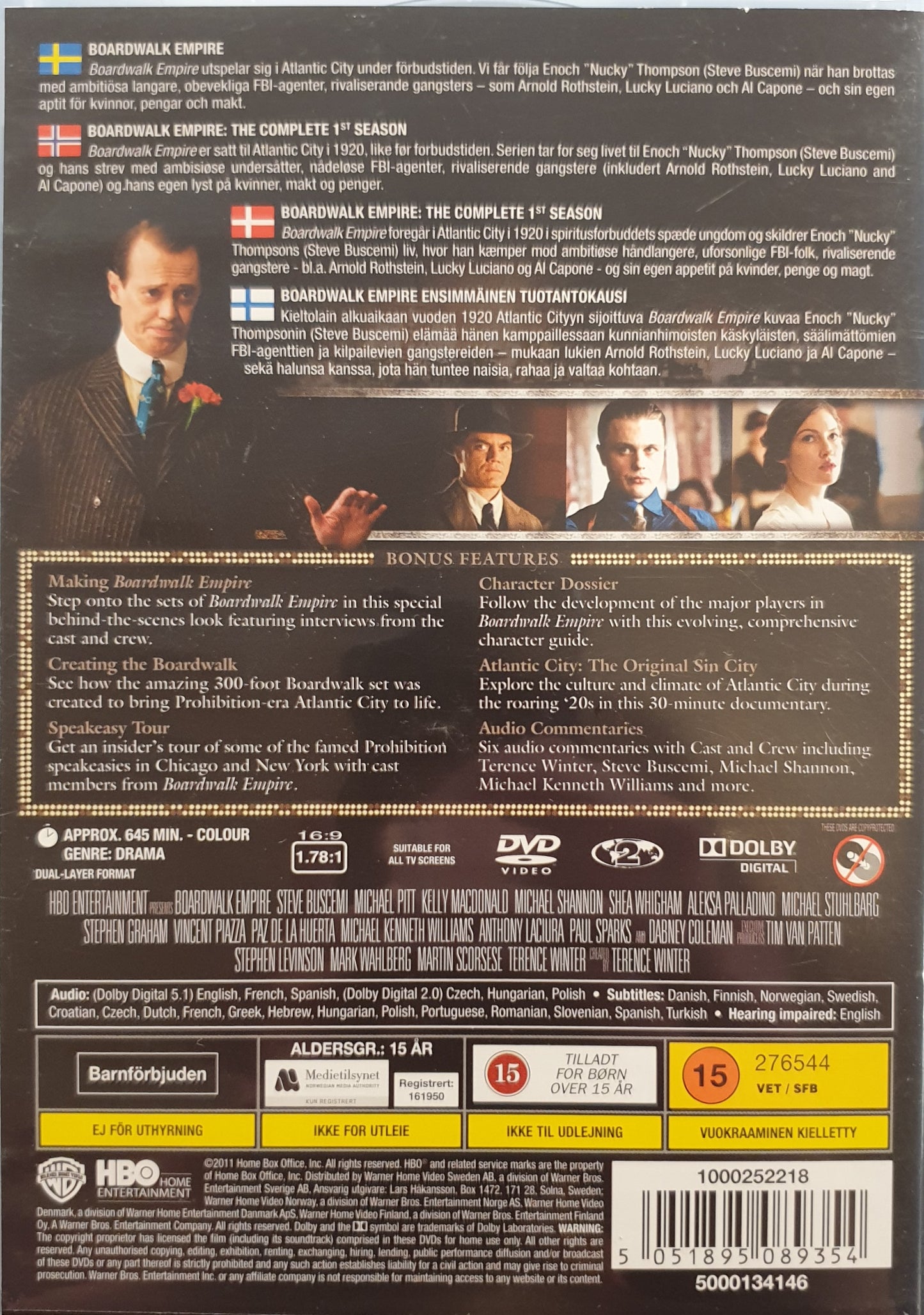 BOARDWALK EMPIRE - THE COMPLETE FIRST SEASON