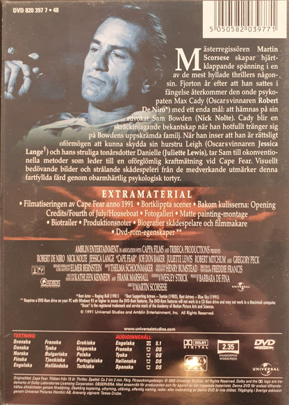 CAPE FEAR - COLLECTOR'S EDITION 2 DISCS