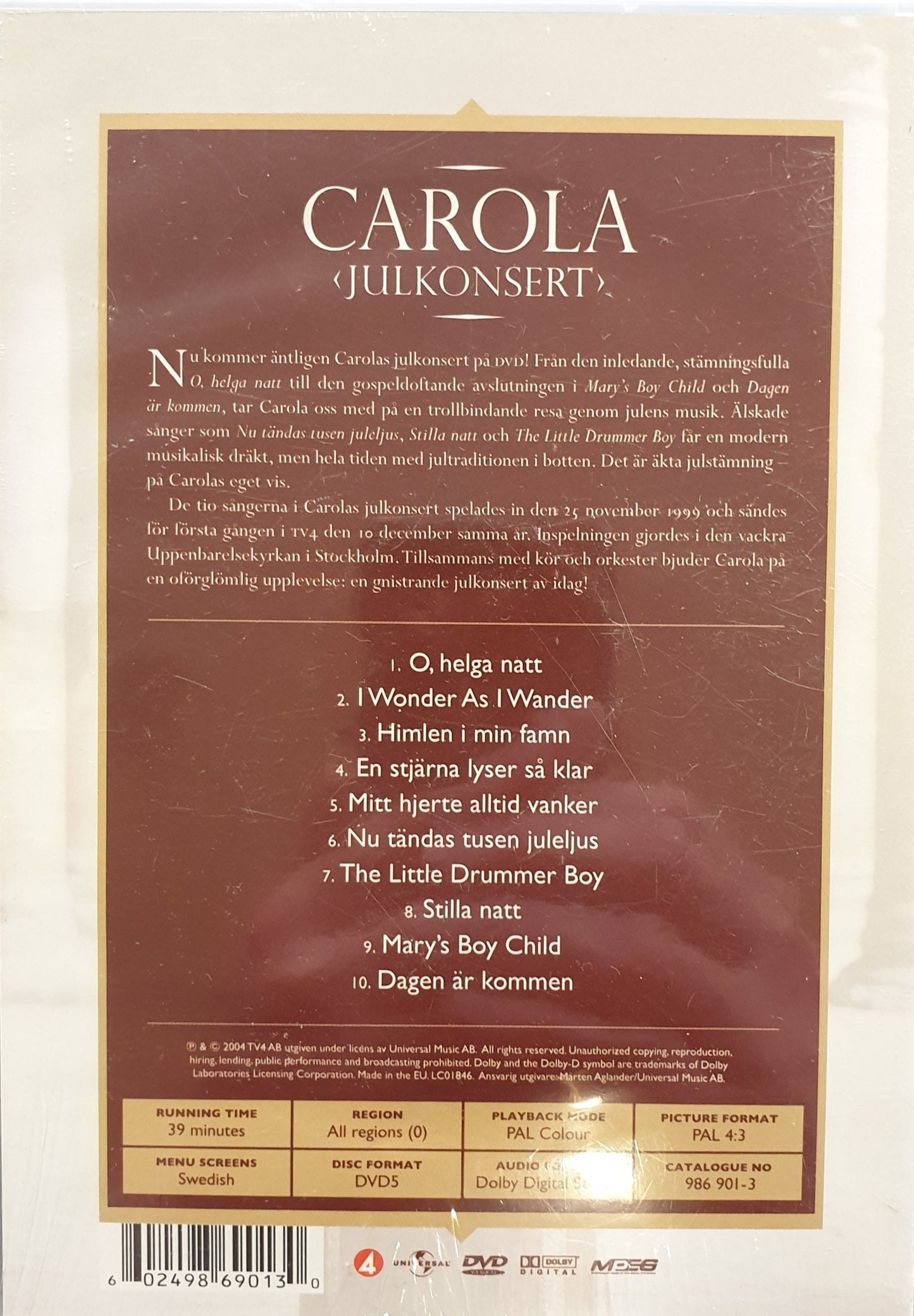 CAROLA - JULKONSERT