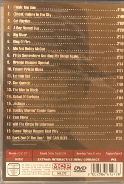 JOHNNY CASH - I WALK THE LINE REGION 0