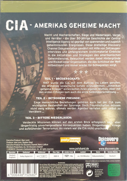 CIA - AMERIKAS GEHEIME MACHT (EJ SVENSK TEXT)