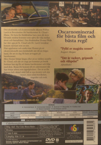 CIDERHUSREGLERNA / THE CIDER HOUSE RULES