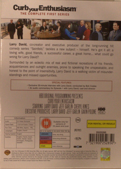 CURB YOUR ENTHUSIASM - THE COMPLETE FIRST SERIES / SIMMA LUGNT, LARRY!