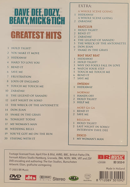 DAVE DEE, DOZY, BEAKY,  MICK & TICH: GREATEST HITS
