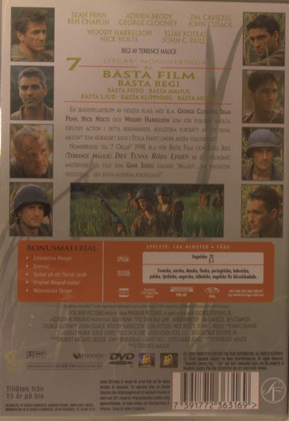 DEN TUNNA RÖDA LINJEN / THE THIN RED LINE