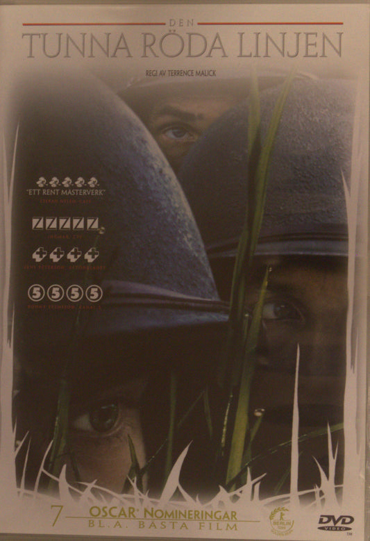 DEN TUNNA RÖDA LINJEN / THE THIN RED LINE - DVD