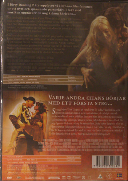 DIRTY DANCING 2 / STEP UP - 2 FILMER