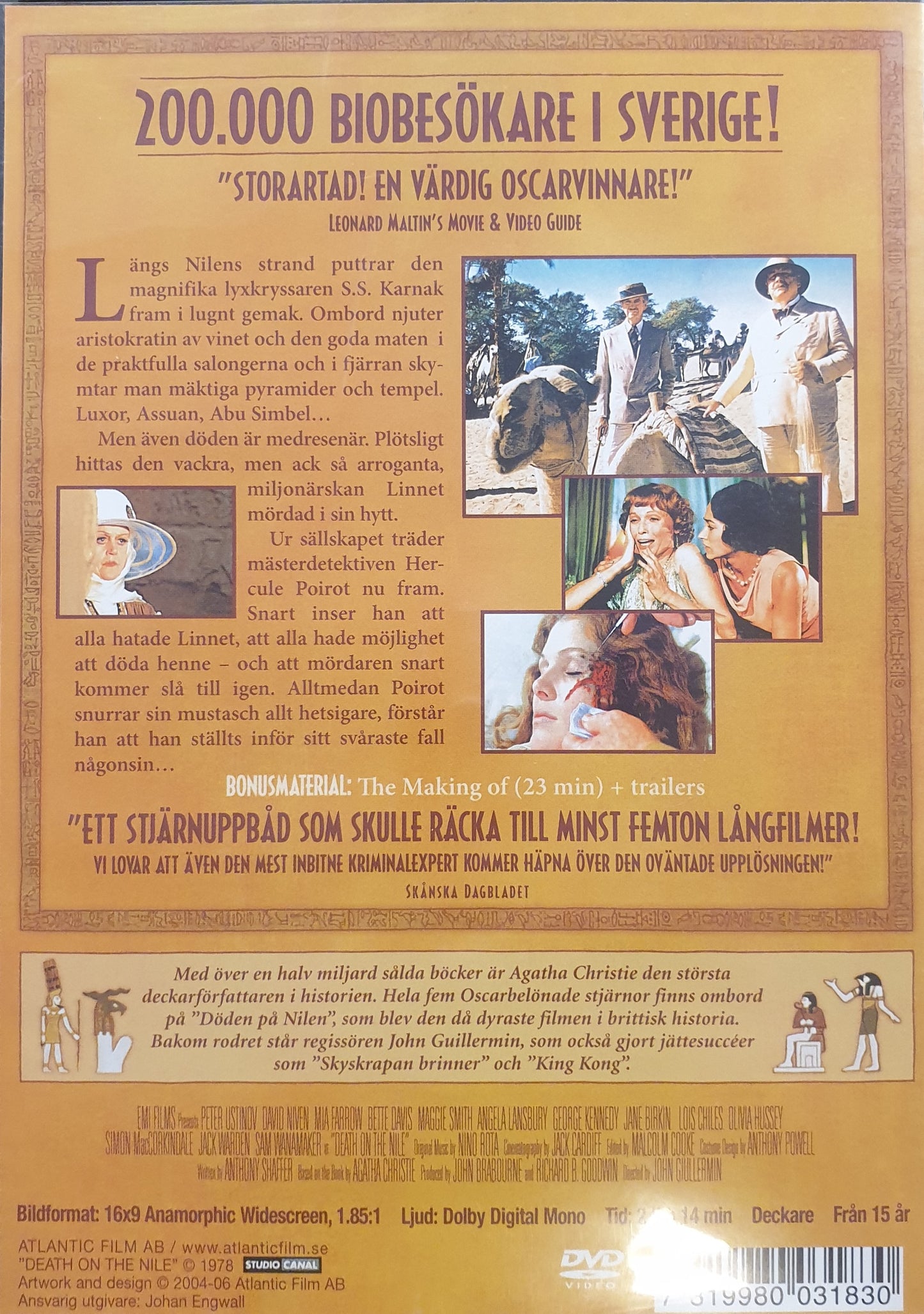 DÖDEN PÅ NILEN / DEATH ON THE NILE