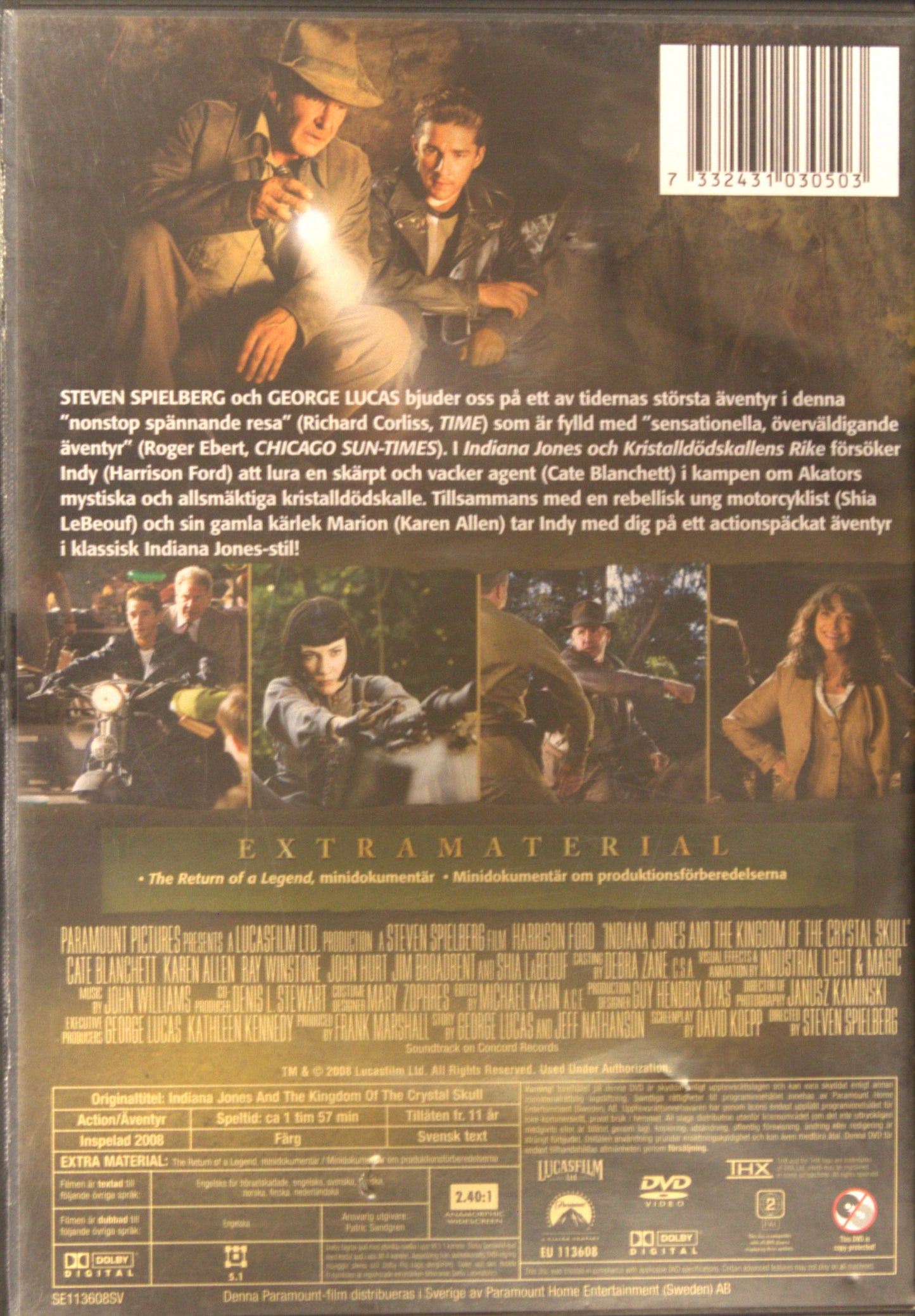 INDIANA JONES OCH KRISTALLDÖDSKALLENS RIKE / INDIANA JONES AND THE KINGDOM OF THE CRYSTAL SKULL