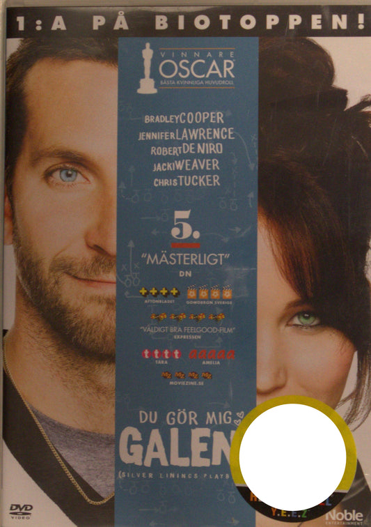 SILVER LININGS PLAYBOOK - AUSSERGEWÖHNLICH UND UMWERFEND - DVD