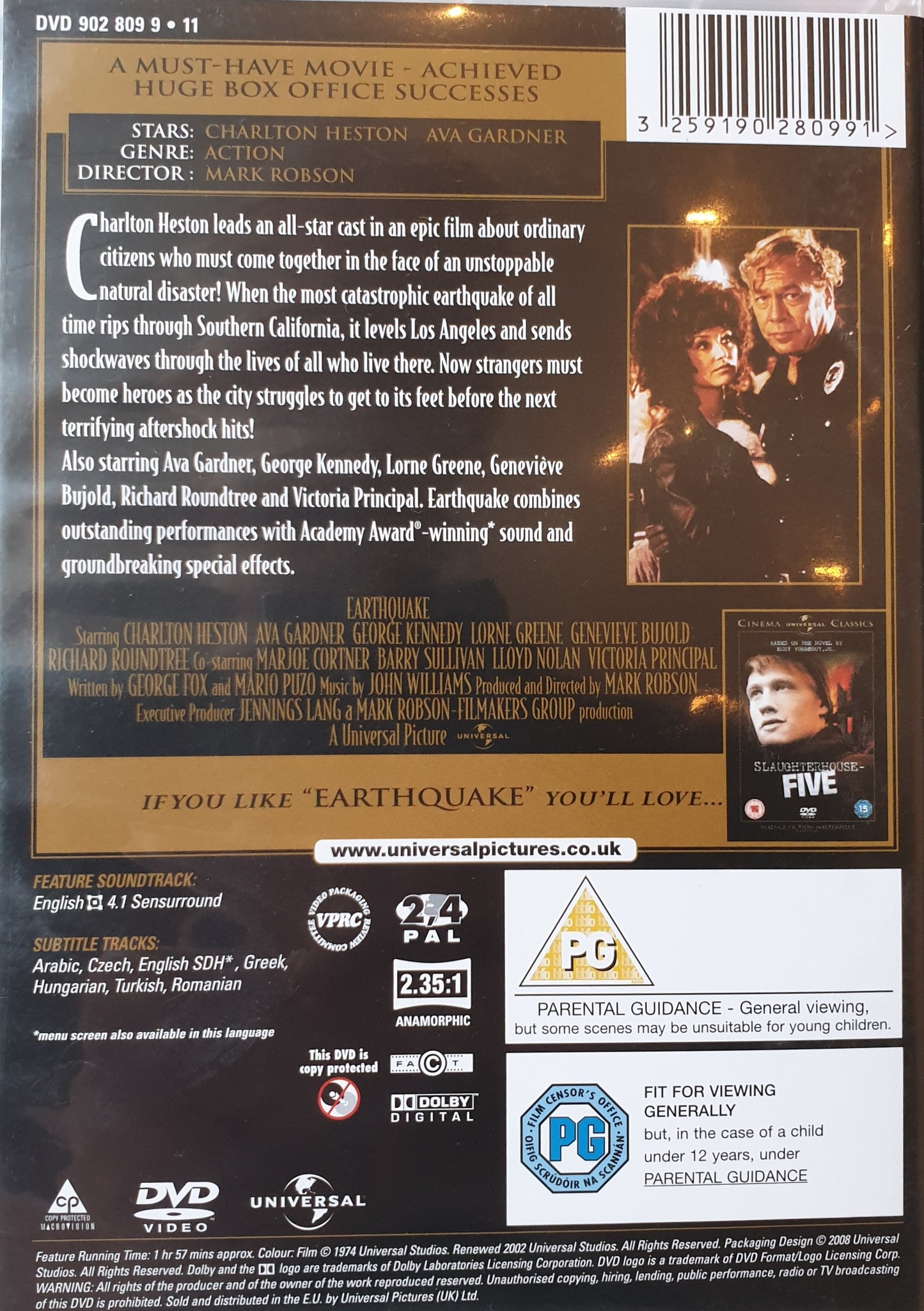 EARTHQUAKE / JORDBÄVNINGEN