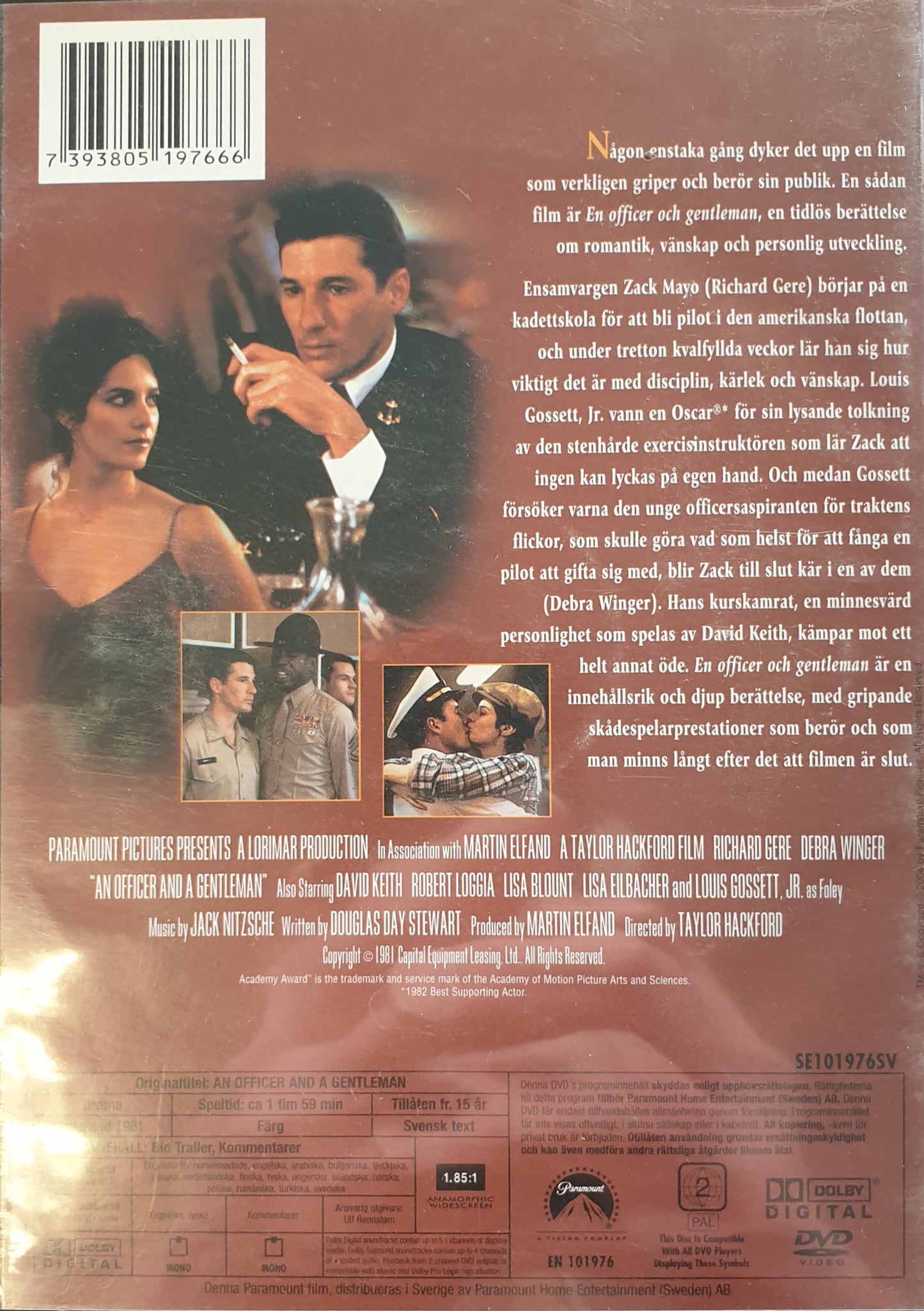 EN OFFICER OCH GENTLEMAN / AN OFFICER AND A GENTLEMAN